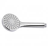 Змішувач для ванни Lidz Lamb 140 з поворотним виливом двовентильний (з душовим гарнітуром) LDLAM140CRM22144, фото 4