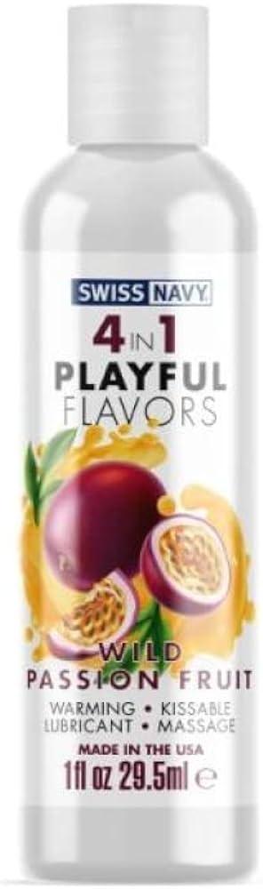 Лубрикант на водной основе Swiss Navy 4 in 1 Playful Flavors Wild Passion Fruit 29.5 мл