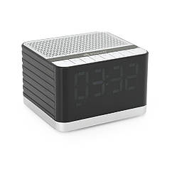 DR Колонка Kisonli G8 Bluetooth 5.0, 1х5W, 2000mAh, USB/TF/BT/FM/AUX/LCD/Clock, DC: 5V/1A, Black,, BOX, Q40