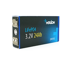 Елемент Merlion 3.2V 24AH для складання LiFePo4 акумуляторів, (70х27х134) мм