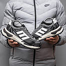 Кросівки чоловічі сірі Adidas Retropy Boost P9 Grey Black White (15715), фото 4