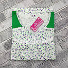 Нічна сорочка жіноча бавовна короткий рукав р.48,50,52,54,56 ростовка (1502) УЗБЕКИСТАН 30038609, фото 2