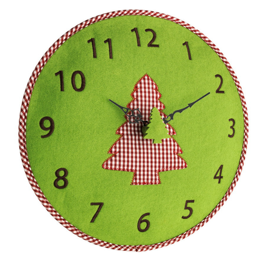 Годинник настінний TFA Felt (Green)