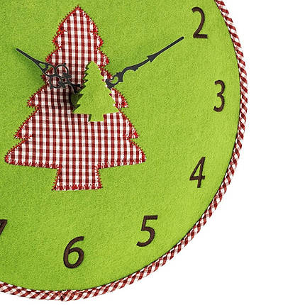 Годинник настінний TFA Felt (Green), фото 3