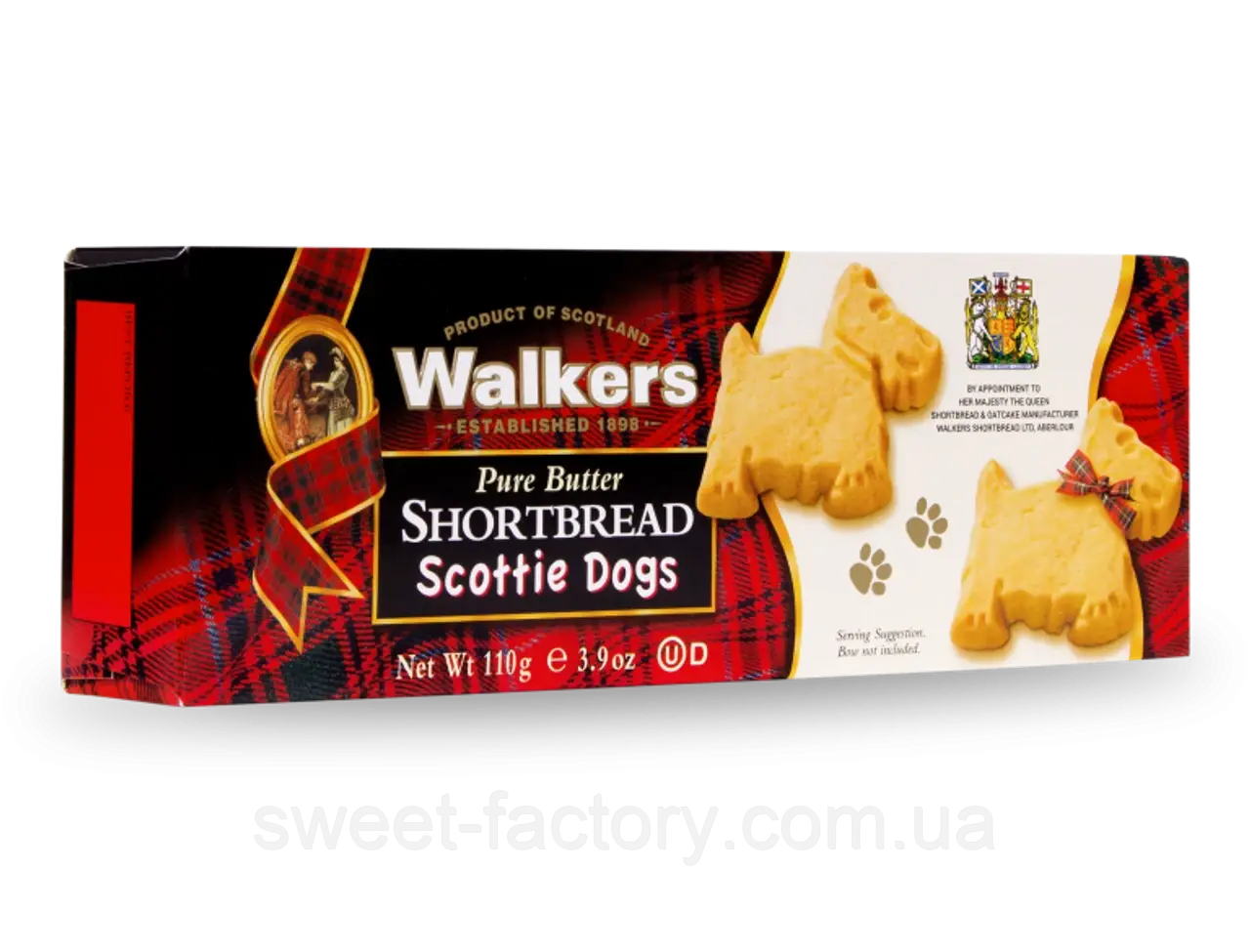 Печиво Walker's Pure Butter Shortbread Scottie Dogs 110g, фото 1