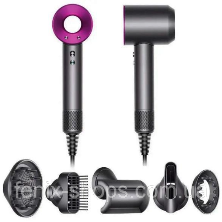 Фен для волосся Super Hair Dryer з 5 насадками 1600 Вт