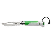 Ніж зі свистком Opinel Outdoor №8 VRI Fluo Green (002319)