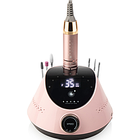 Фрезер для маникюра, BUCOS Nail Drill X2 BLUSH PINK, 65W, 35000 об/мин, цвет: розовый