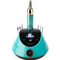 Фрезер для маникюра, BUCOS Nail Drill X2 TIFFANY, 65W, 35000 об/мин, цвет: бирюзовый