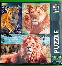 Пазли Сім'я левів (1000 елементів). Vladi Toys