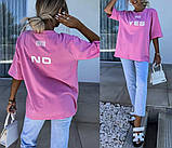 Жіноча футболка з принтом "YES / NO", фото 3