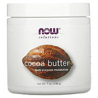 Масло для тела NOW Solutions Cocoa Butter, 198 грамм EXP