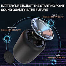 Bluetooth-колонка TG341, з функцією speakerphone, радіо, black, фото 5