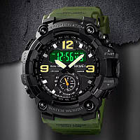 Часы наручные мужские Skmei 1637AG Army Green.