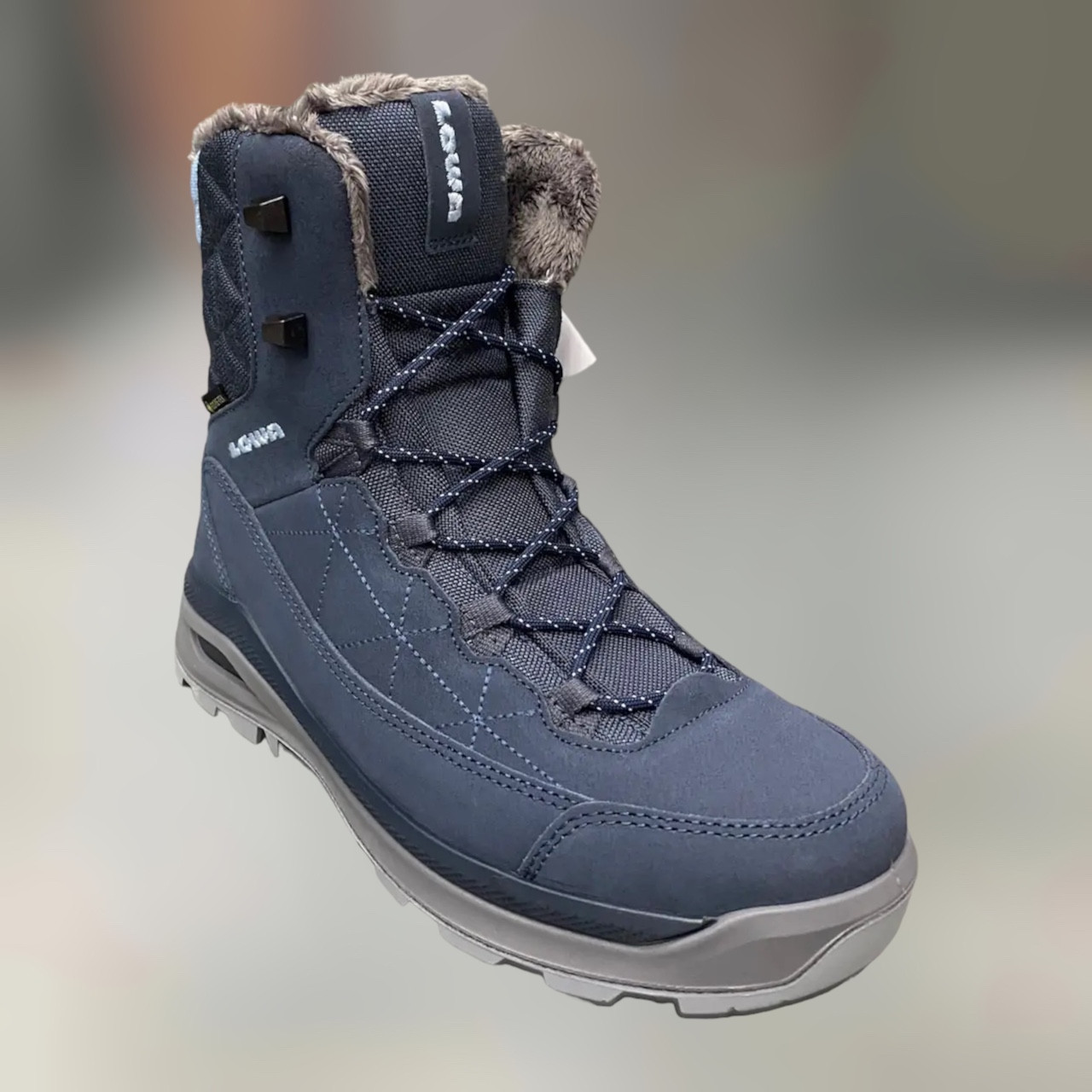 Черевики зимові жіночі Lowa Ottawa GTX 37 р., sleel blue (сині), зимові жіночі туристичні черевики