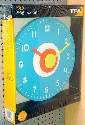 Годинник настінний TFA Polo (Blue), фото 3