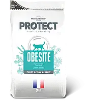 Pro-Nutrition PROTECT CHAT OBESITE Лечебный корм для кошек при ожирении и избыточном весе (сахарный диабет) 2