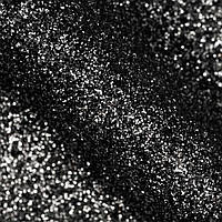 Блестящая ткань Галлея 1mm-черный