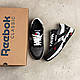 Підліткові шкіряні кросівки Reebok (Рібок), спортивні туфлі чорні, кеди. Чоловіче взуття, фото 10