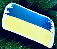 Патриотическая наклейка флаг Украины сине-желтый на авто, стекло, шкаф, ноутбук и т.д., 15х8 см, сине-желтый