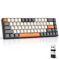 Беспроводная Механическая Клавиатура Ziyoulang K68 Hot-Swap Mechanical Wireless Keyboard (WGO)