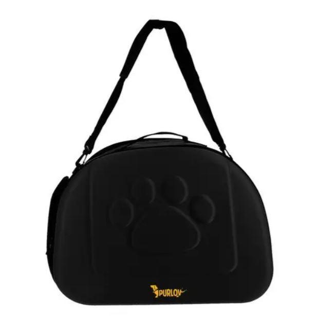 Сумка-переноска для кішок і собак Purlov Чорна 18270