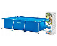 Бассейн каркасный intex 260х160х65 см Small Frame Pool 28271 Синий, прямоугольный, 2282л