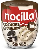 Молочный крем с кусочками печенья Nocilla Cookies & Cream Gluten Free 180 g