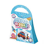 Набор для творчества Danko Toys Аквамозаика Aqua Mosaic мини сумочка Машинка (AM-02-04)