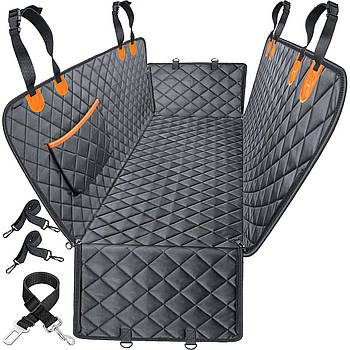 Автогамак чохол для собак у машину CH-34 - накидка гамак в авто на сидіння та багажник для перевезення собак