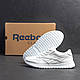 Підліткові шкіряні кросівки Reebok (Рібок), спортивні туфлі білі, кеди. Чоловіче взуття, фото 8