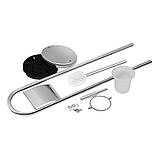 Йоржик Lidz Oreo 0507 підлоговий (матове скло) LDORE0507CRM32480 Chrome, фото 4