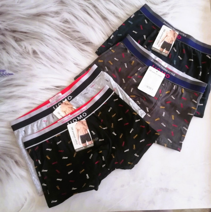 Чоловічі труси боксери бавовна розмір із 44 по 54р UOMO, фото 1