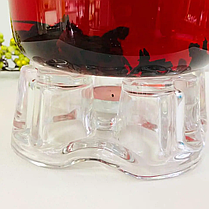 Підставка під скляний чайник Серце Скляна грубка підставка Підставки для підігріву скляна, фото 4