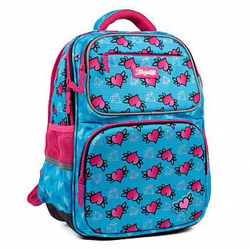 Рюкзак шкільний 1вересня S-105 Heart чорний (554695)