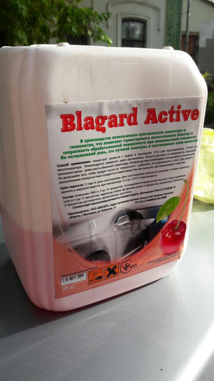 Автохимия Blagard Active 20 кг - фото 2 - id-p387516876