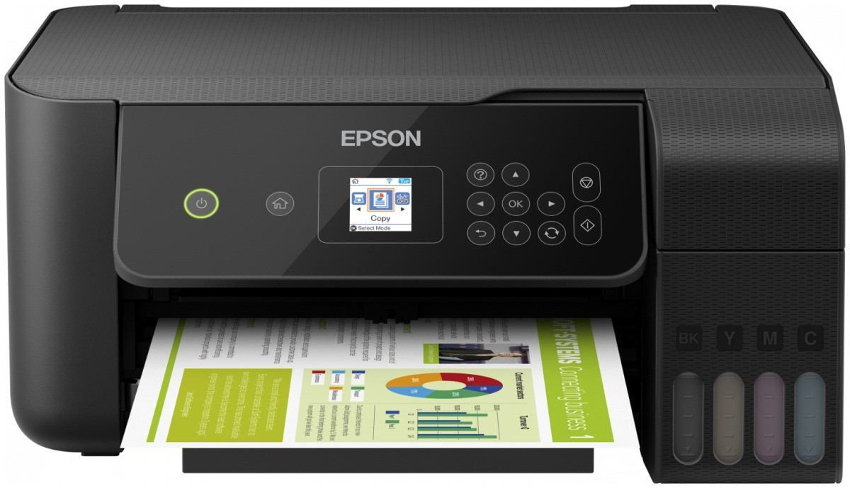 БФП Epson L3260 3 в 1, принтер, сканер, копір з Wi-Fi та РК-Екраном