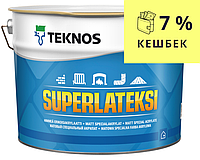 Краска латексная TEKNOS SUPER LATEKSI интерьерная транспарентная (база 3) 9л