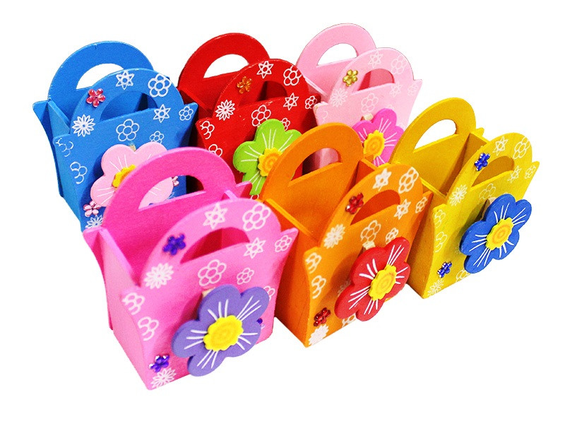 Підставка для письмового приладдя Leader Кошик з квіткою древ'яна Кошик з квіткою (562092), фото 1