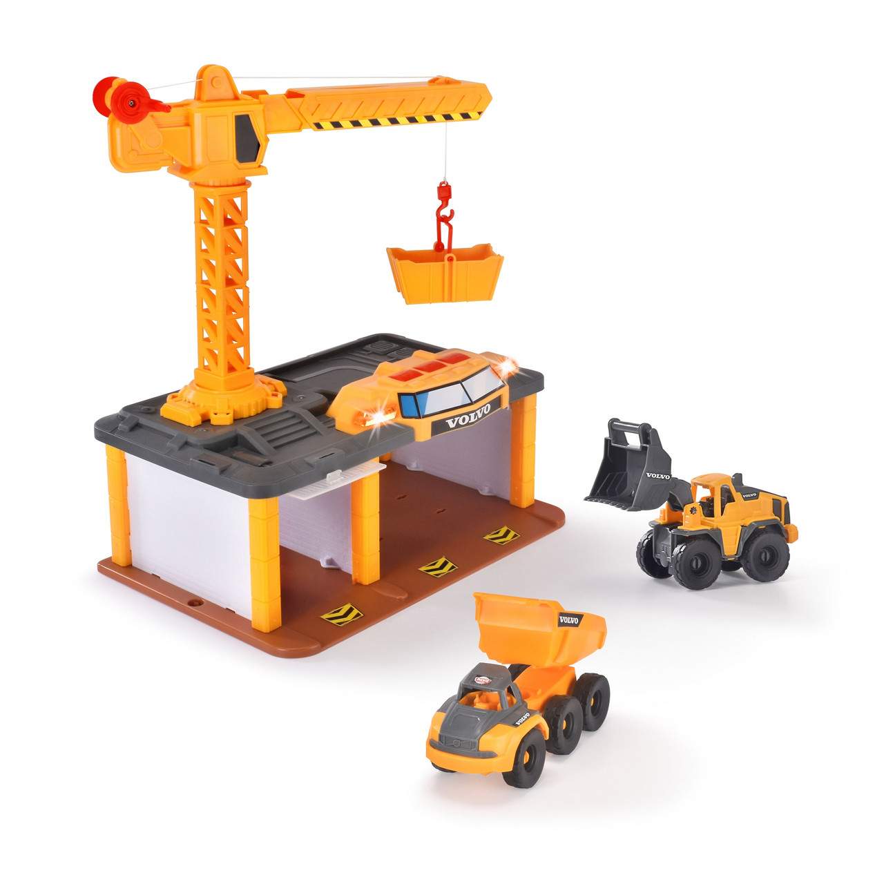 Детский игровой набор Dickie Toys Вольво Строительная станция со звуком и светом (3726009) Б2527-6 - фото 2 - id-p2119122254