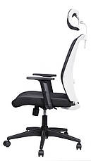Крісло Barsky Mesh White/Black BM-04, фото 3