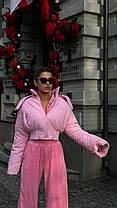 Стильний демісезонний жіночий короткий пуффер куртка з капюшоном Gm2667, фото 2