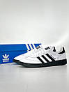 Кросівки чоловічі чорно-білі Adidas Spezial White Black (14920), фото 2