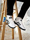Кросівки чоловічі чорно-білі Adidas Spezial White Black (14920), фото 10