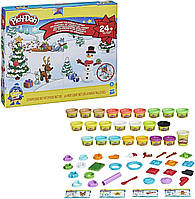 Оригинал Play-Doh Подарочный набор Адвент календарь. Плей До, тесто