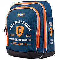 Рюкзак шкільний SMART H-55 College league синій (558034), фото 2
