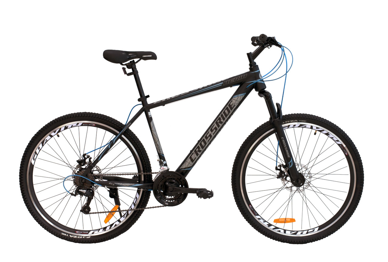 Велосипед Crossride 27,5" MTB ST "NERIO" рама 19" Чорний