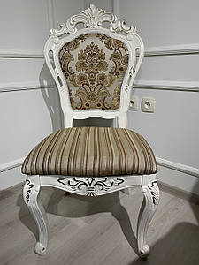 Стілець класичний дерев'яний білий Джері