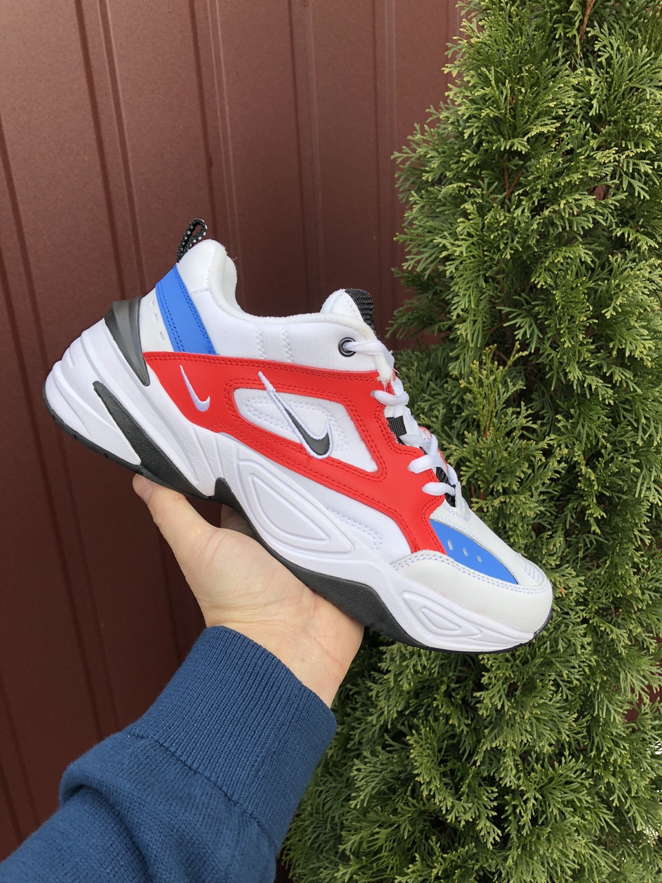 Чоловічі кросівки Nike M2K Tekno (44 i 46 В НАВНОСТІ) Прес шкіра