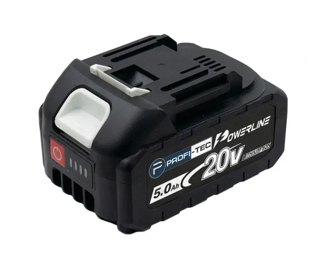 Акумуляторна батарея PROFI-TEC PT2050B POWERLine : 20V, 5C, 5.0 Аh, з індикатором заряду
